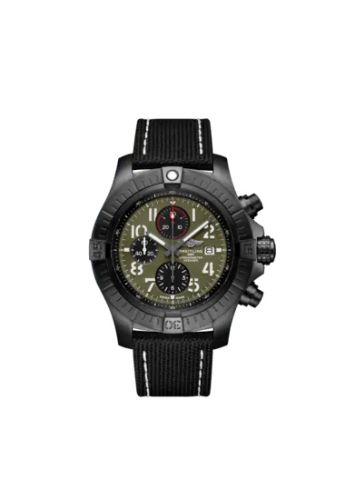 Breitling Avenger Chronograph 48 Night Mission / Green / Military / Pin V133751A1L1X1