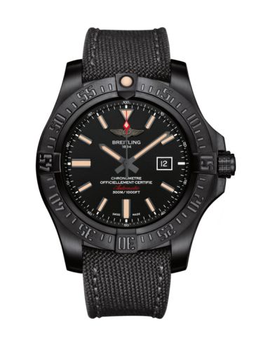 Breitling Avenger Blackbird 48 Black Titanium / Volcano Black / Military V1731010.BD12.100W