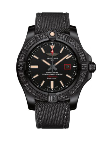 Breitling Avenger Blackbird 44 Black Titanium / Diamond / Volcano Black / Military V17311AT.BD74.109W