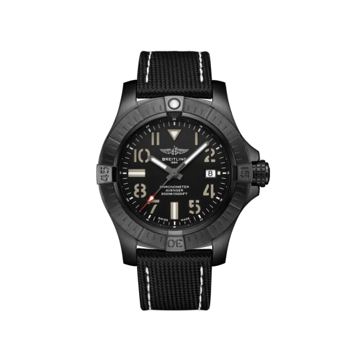 Breitling Avenger Automatic 45 Seawolf Night Mission / Black / Military / Folding V17319101B1X2