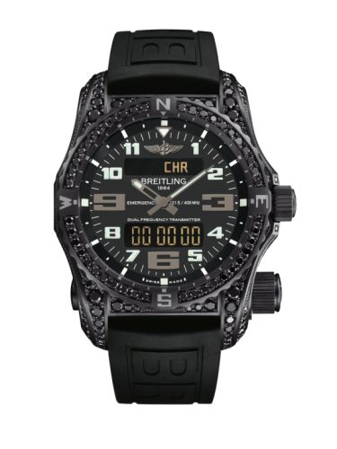 Breitling Emergency II Night Mission Diamondworks / Black / Rubber / Folding V76325AW/BC46/156S/V20DSA.4