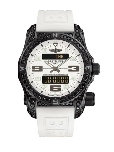 Breitling Emergency II Night Mission Diamondworks / White / Rubber / Folding V76325AY/A789/259S/V20DSA.4