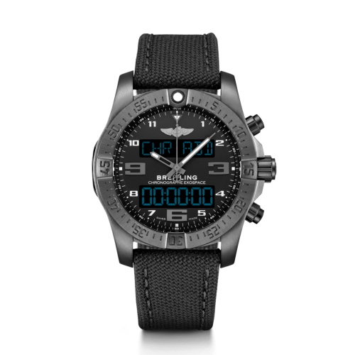 Breitling B55 Exospace Black Titanium / Black / Military / Pin VB5510H11B1W1