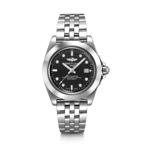 Breitling Galactic 32 Sleek Edition Stainless Steel / Trophy Black Diamond / Bracelet W71330121B1A1