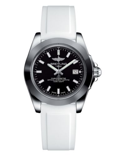 Breitling Galactic 32 Sleek Edition Stainless Steel / Trophy Black / Rubber W7133012/BF62/164S/A14S.1