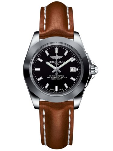 Breitling Galactic 32 Sleek Edition Stainless Steel / Trophy Black / Calf W7133012/BF62/406X/A14BA.1