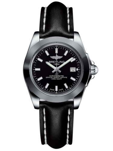 Breitling Galactic 32 Sleek Edition Stainless Steel / Trophy Black / Calf W7133012/BF62/408X/A14BA.1