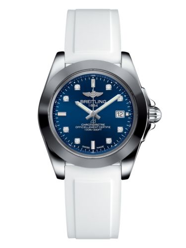Breitling Galactic 32 Sleek Edition Stainless Steel / Horizon Blue Diamond / Rubber W7133012/C966/164S/A14S.1