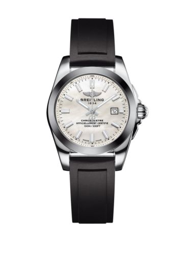 Breitling Galactic 29 Stainless Steel / Pearl / Rubber W7234812/A784/248S/A12S.1