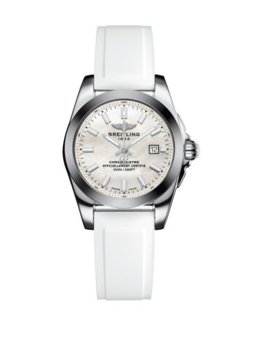 Breitling Galactic 29 Stainless Steel / Pearl / Rubber W7234812/A784/249S/A12S.1