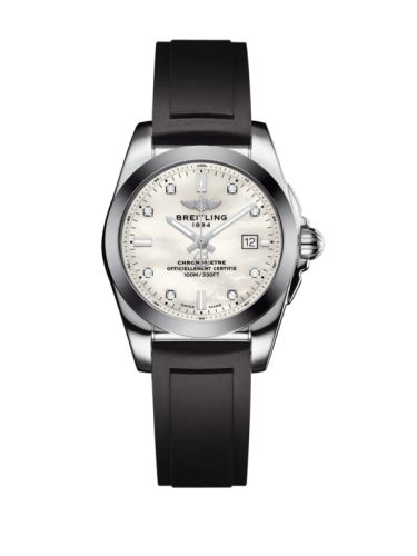 Breitling Galactic 29 Stainless Steel / Pearl Diamond / Rubber W7234812/A785/248S/A12S.1
