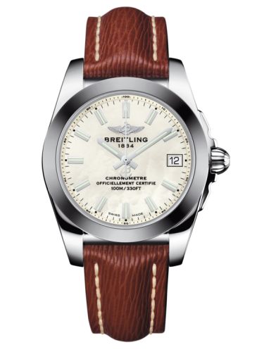 Breitling Galactic 36 Stainless Steel / SleekT / Pearl / Sahara W7433012.A779.216X