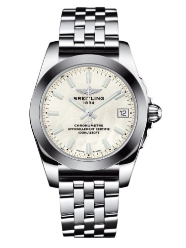 Breitling Galactic 36 Stainless Steel / SleekT / Pearl / Bracelet W7433012.A779.376A