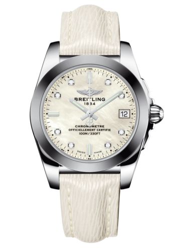 Breitling Galactic 36 Stainless Steel / SleekT / Pearl Diamond / Sahara W7433012.A780.236X