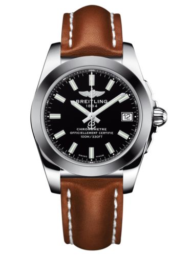 Breitling Galactic 36 Stainless Steel / SleekT / Trophy Black / Calf W7433012.BE08.412X