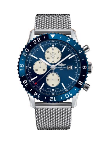 Breitling Chronoliner Stainless Steel / Blue / Bracelet Y2431016.C970.152A
