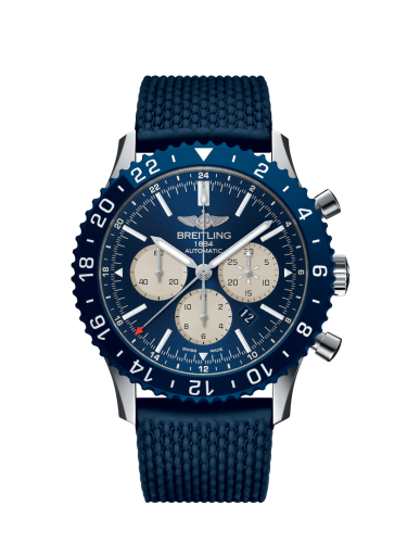 Breitling Chronoliner B04 Stainless Steel / Blue / Rubber YB04601A.A969.277S
