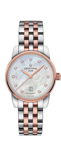 Certina DS Podium Automatic 29 Stainless Steel / Rose Gold PVD / MOP / Bracelet C001.007.22.116.00