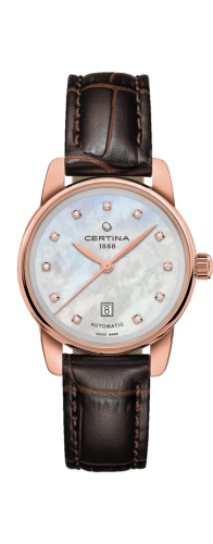 Certina DS Podium Automatic 29 Rose Gold PVD / MOP / Strap C001.007.36.116.00