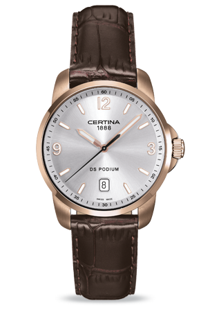 Certina DS Podium 3 Hands Gold Silver C0014103603701