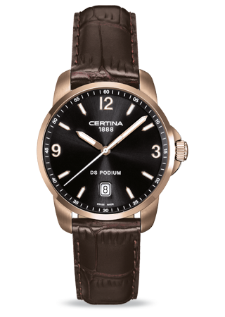 Certina DS Podium 3 Hands Gold C0014103605700
