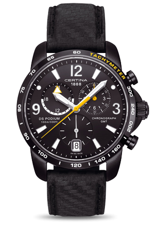 Certina DS Podium Big Size Chrono GMT PVD C0016391605701