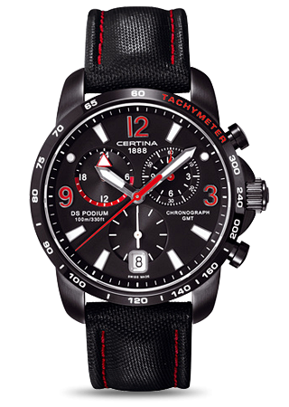 Certina DS Podium Big Size Chrono GMT PVD C0016391605702
