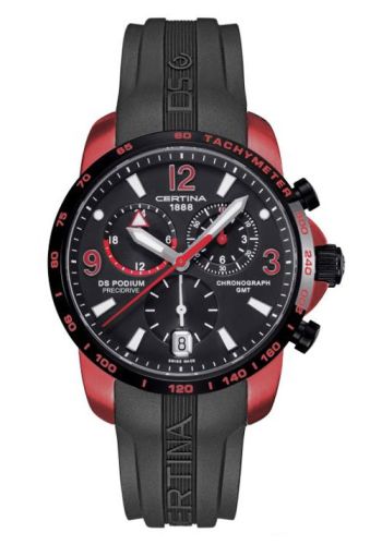 Certina DS Podium Big Size Chrono GMT AluminiumRed C0016399705701