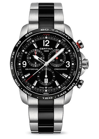 Certina DS Podium Big Size Chrono 1/100 Sec Half PVD C0016472205700