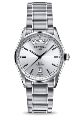 Certina DS-1 Day-Date Stainless Steel / Silver / Bracelet C006.430.11.031.00