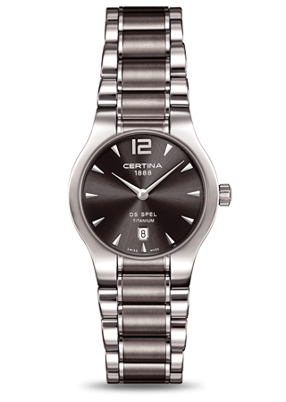 Certina DS Spel Lady Round Titanium Grey C0122094408700