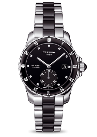 Certina DS First Lady Ceramic Black Bracelet C0142351105101