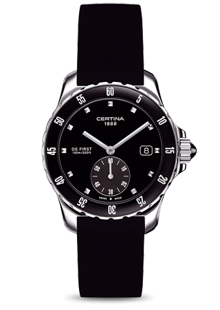 Certina DS First Lady Ceramic Black C0142351705100