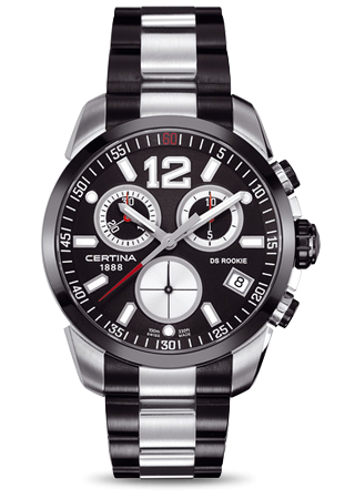 Certina DS Rookie Chronograph SS / PVD C0164172205700