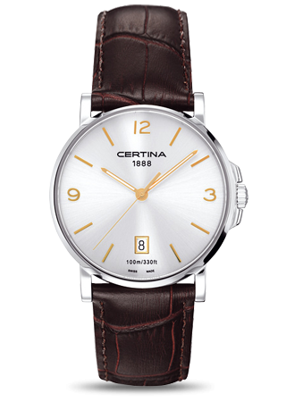 Certina DS Caimano Silver / Gold Index C0174101603701