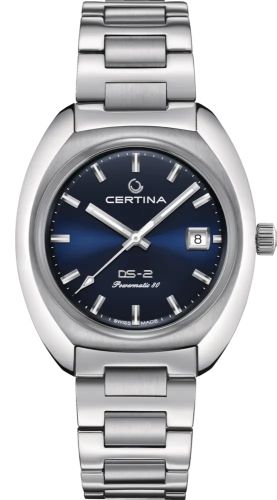 Certina DS-2 Powermatic 80 Stainless Steel / Blue / Bracelet C024.407.11.041.01