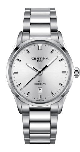 Certina DS-2 Quartz Stainless Steel / Silver / Bracelet C024.410.11.031.20