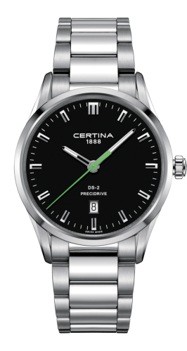 Certina DS-2 Quartz Stainless Steel / Black / BRacelet C024.410.11.051.20