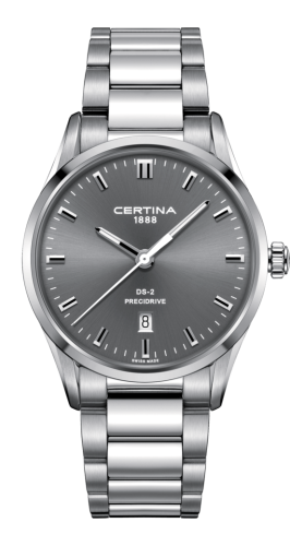 Certina DS-2 Quartz Stainless Steel / Grey / Bracelet C024.410.11.081.20