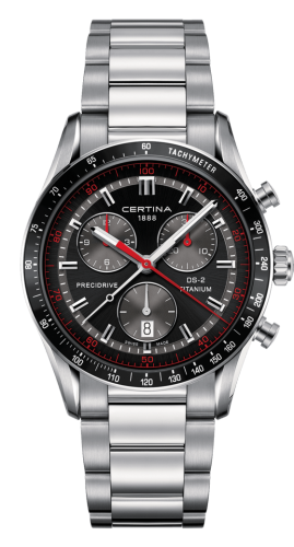 Certina DS-2 Chronograph Stainless Steel / Black / Bracelet C024.447.44.051.00