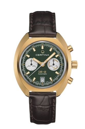 Certina DS-2 Chronograph Automatic Yellow Gold / Green C024.462.36.091.00