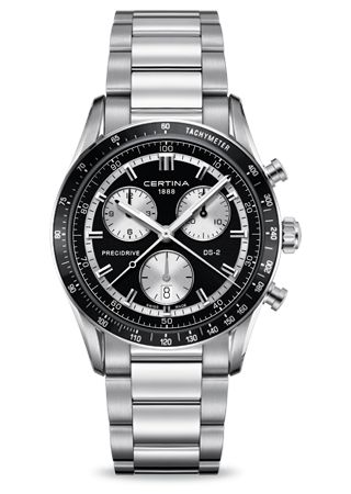 Certina DS 2 Chrono 1/100 Sec PreciDrive Inverted Panda C0244471105100