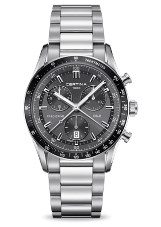 Certina DS 2 Chrono 1/100 Sec PreciDrive Grey C0244471108100
