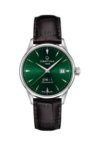 Certina DS-1 Powermatic 80 38 Stainless Steel / Green C029.207.16.091.00