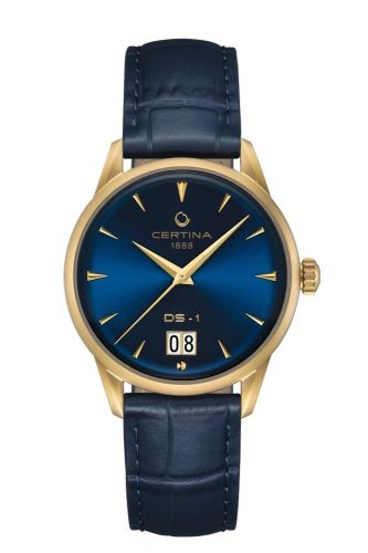 Certina DS-1 Big Date Powermatic 80 Rose Gold / Blue C029.426.36.041.00