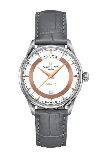 Certina DS-1 Day Date Stainless Steel / White C029.430.16.011.01