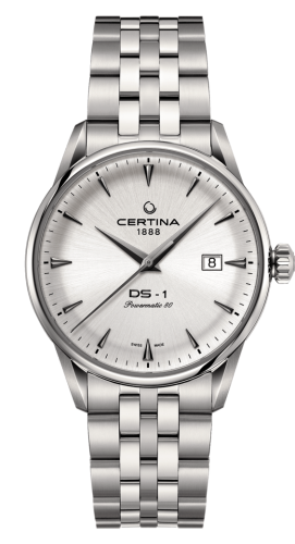 Certina DS-1 Powermatic 80 40 Stainless Steel / Silver / Bracelet C029.807.11.031.00