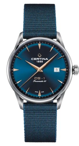 Certina DS-1 Powermatic 80 40 Stainless Steel / Blue / Tide Ocean C029.807.11.041.02
