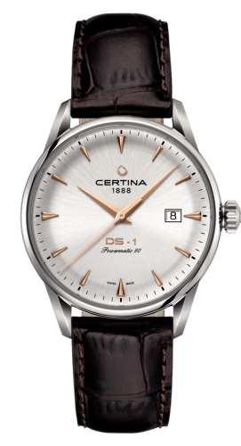 Certina DS-1 Powermatic 80 40 Stainless Steel / Silver / Strap C029.807.16.031.01
