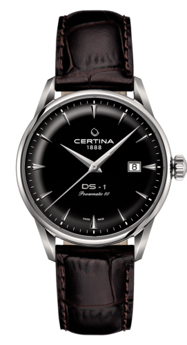 Certina DS-1 Powermatic 80 40 Stainless Steel / Black / Strap C029.807.16.051.00
